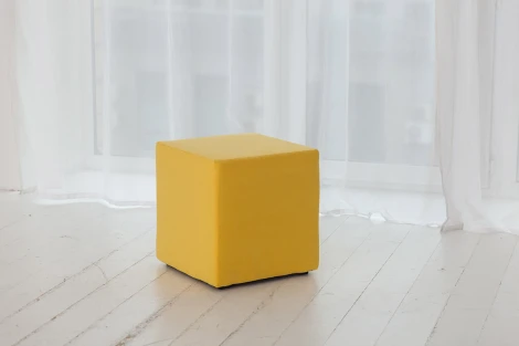 Пуф Dreambag Валенсия Желтый ЭкоКожа 13163