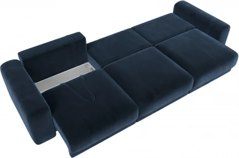 Диван прямой Лига-056 НПБ Лонг Лига Диванов (Велюр) арт.129137