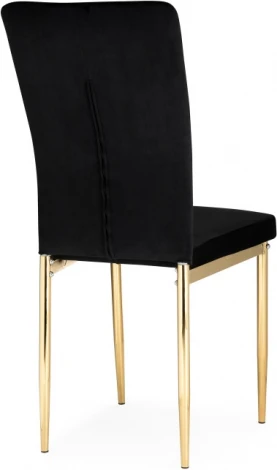 Стул на металлокаркасе Woodville Rek black / gold