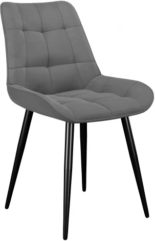 Стул 206М B22 GREY, ножки черные Dikline 00-00062235