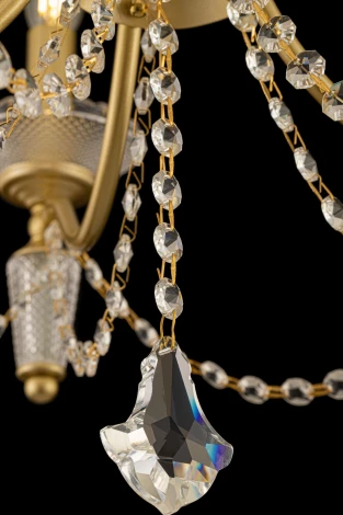 Подвесная люстра Freya Zoe FR2009PL-07G (220V, на цепи, свеча)