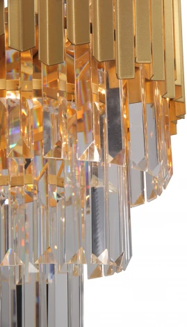 Подвесная люстра Vitaluce V58470-8/5, 5xE14 макс. 40Вт (220V, хрусталь, на цепи)