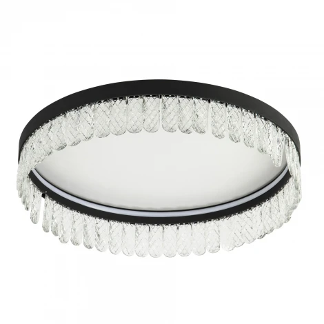 Потолочный светильник светодиодный хрустальный с пультом с регулировкой цветовой температуры и яркости LED4U LED4U L8030-500 BK