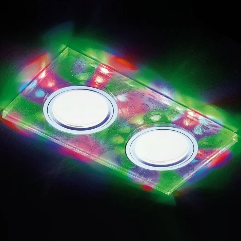 Встраиваемый точечный светильник Ambrella Декоративные Led+mr16 S234/2 W/CH/M (220V)