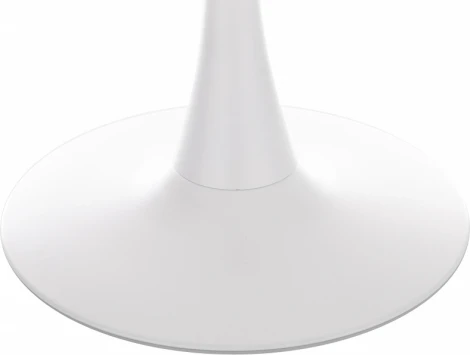 Стол стеклянный Woodville Tulip 90x74 super white glass