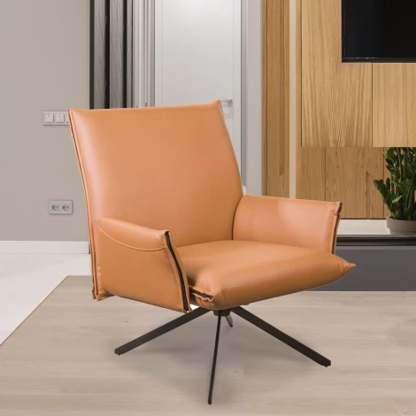 Кресло Clark, экокожа коричневый Top Concept CLARK 2001000001194