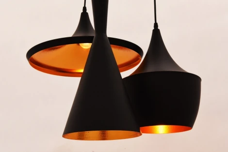 Подвесной светильник Lumina Deco Foggi LDP 7712-3 BK (220V, на проводе)