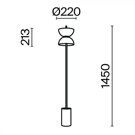 Торшер Maytoni Kyoto MOD178FL-L11W3K (LED, 220V, выключатель)