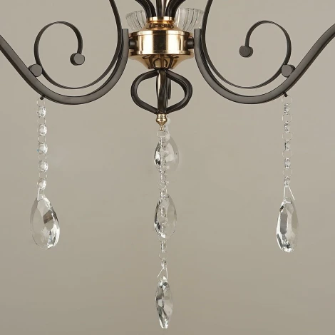 Подвесная люстра Reluce 04456-0.4-03 (220V, подвески, на цепи, подсвечник, свеча)