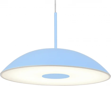 Подвесной светильник ST Luce Lid SL6128.703.01 Голубой/Голубой LED 1*24W 3000K (220V, на проводе, круглые)