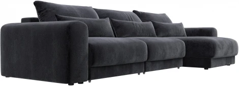 Диван угловой Лига-056 НПБ Лонг угол универсальный Лига Диванов (Велюр) арт.129167