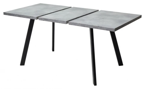 Стол BRICK M 120 Бетон Портленд/ Черный