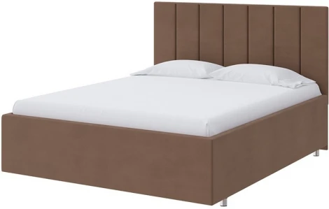 PROxSON Кровать Modern Large (Ткань: Велюр Forest 514 Светло-коричневый) 120x200
