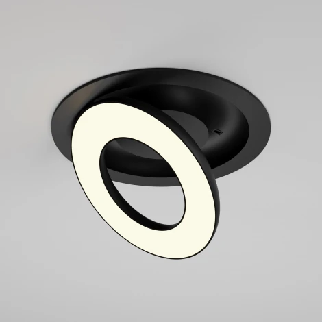 Встраиваемый светильник Maytoni Vector DL102-12W3K-B (LED, 220V, круглые)