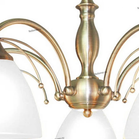 Потолочная люстра IDLamp Milana 273/5PF-Oldbronze