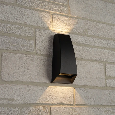 Настенный светильник уличный светодиодный Feron Дели 48364 DH506, 6W, 170Lm, 4000K, черный