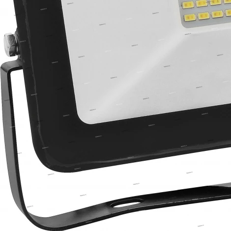 Прожектор уличный светодиодный Horoz Puma, 1 плафон, черный с никелем и прозрачным