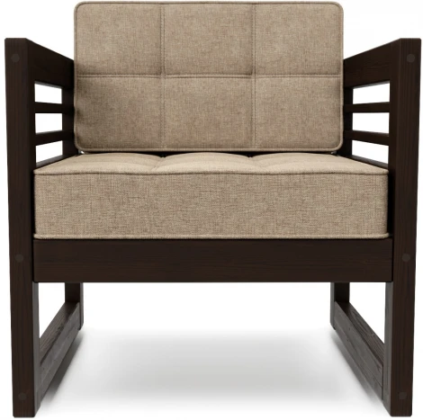 Кресло Arsko Сега венге рогожка бежевая