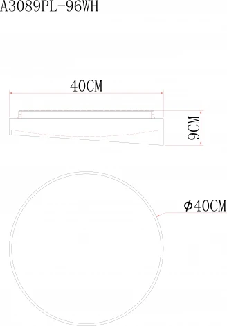 Потолочный светильник Arte Lamp A3089PL-96WH