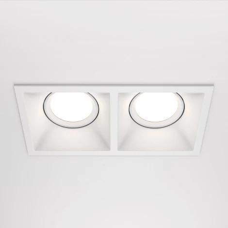 Встраиваемый светильник Dot GU10 2x50Вт Maytoni Technical DL029-2-02W (220V)