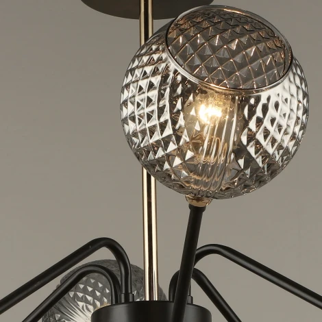 Потолочная люстра на штанге Reluce 04898-0.3-08 COFFEE+FGD (220V)