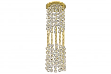 Встраиваемый светильник хрустальный Dio D'Arte Osimo Gold GU10.5.14.9.5.105 G