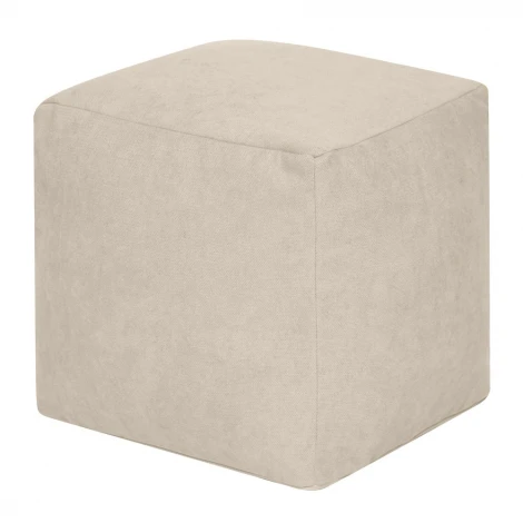 Пуфик Dreambag Куб Светло-Бежевый Велюр (Классический) 3926601