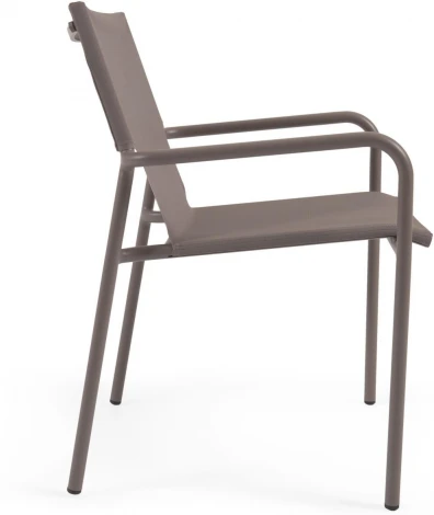 Zaltana Алюминиевый стул для улицы, окрашенный в коричневый матовый цвет La Forma (ex Julia Grup) арт.117352