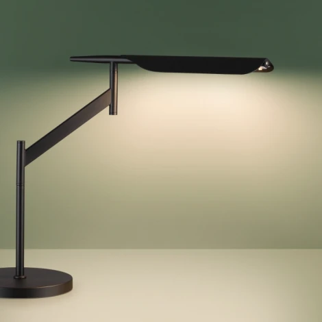 Настольная лампа Novotech Ala 359541 черный диммир. со сменой цвет. темпер. (управление-сенсор) LED 14W 220V 2700К\4000К\6000К (регулировка яркости, сенсорный выключатель)