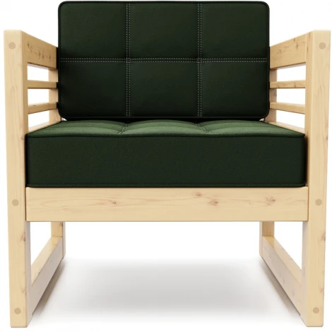 Кресло Arsko Сега сосна велюр зеленый