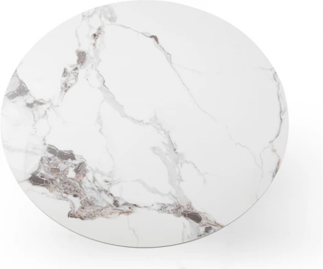 Стол журнальный ESF CT9346CI (D70) белый керамика (LIUJINBAI)/Керамика,Металл