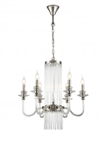 Подвесная люстра Simple Story 1038 1038-6PL (220V, на цепи, свеча)