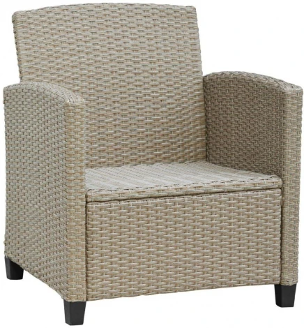 Плетеный комплект мебели с диваном Afina AFM-804B Beige