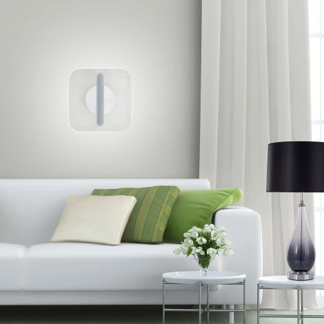 Настенный светильник Natali Kovaltseva Gravur LED LAMPS 81383/1W 7W, белый, LED (220V)