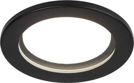 Встраиваемый точечный светильник ЭРА KL95 SBK (220V, круглые, IP44)