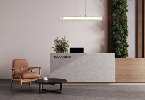 Подвесной светильник светодиодный Никель/Белый Прозрачный LED 1*40W 3000K/4000K ST Luce Enfys SL2010.113.01