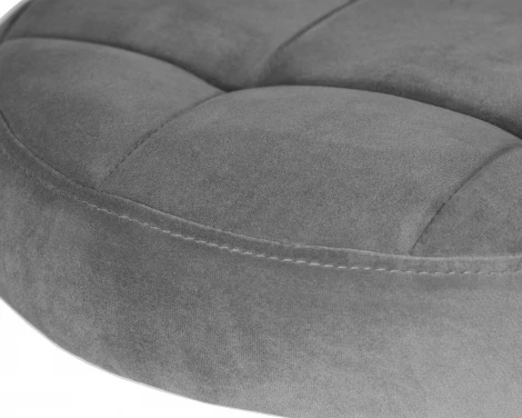 Набор 2 шт табурет барный DOBRIN BRUNO GOLD (серый велюр (MJ9-75))