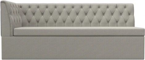 Диван кухонный Маркиз с углом слева (Бежевый/Рогожка) Лига Диванов арт.122440L