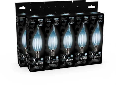 Лампочка светодиодная филаментная Gauss 104801211