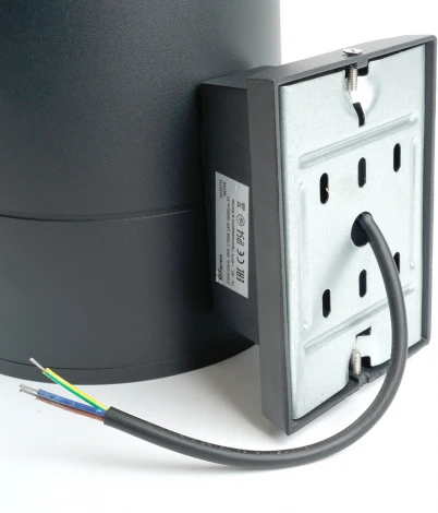 Архитектурная подсветка Feron Корфу 48356 DH0711, 18W, 1600Lm, 2700K, черный Бостон (LED, 220V, круглые, IP54)