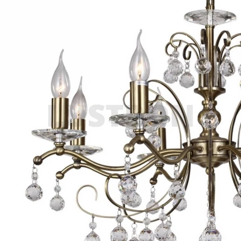 Подвесная люстра IDLamp Felisa 254/8-Oldbronze