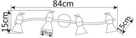 Спот Arte Lamp Picchio A9229PL-4CC