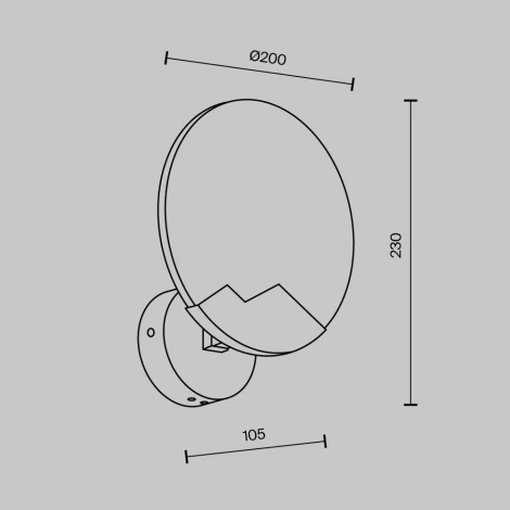 Бра Modelux MODESTYLE MS.202.200 BS