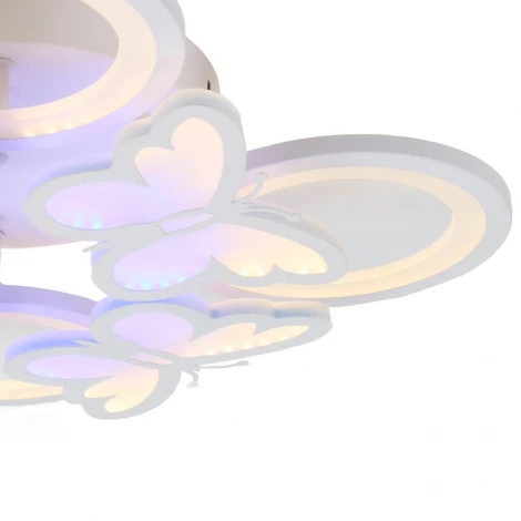 Потолочная люстра светодиодная Escada Butterfly 10272/8LED 117W White