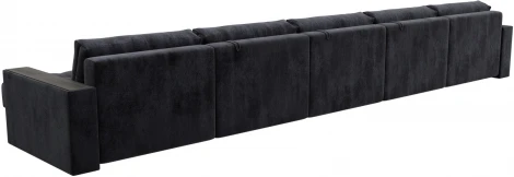 Диван П-образный с декором Лига-049 НПБ Мегалонг Лига Диванов (Велюр) арт.128543