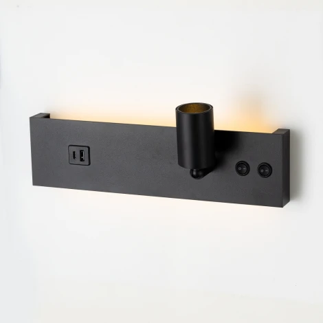 Настенный светильник LED с USB со спотом для чтения с выключателем Citilux Декарт CL704461 (220V)