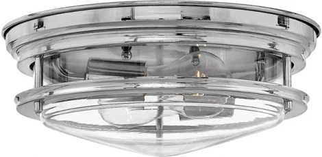 Потолочный светильник круглый Hadrian QN-HADRIAN-FS-CM-CLEAR Hinkley (220V, IP44)