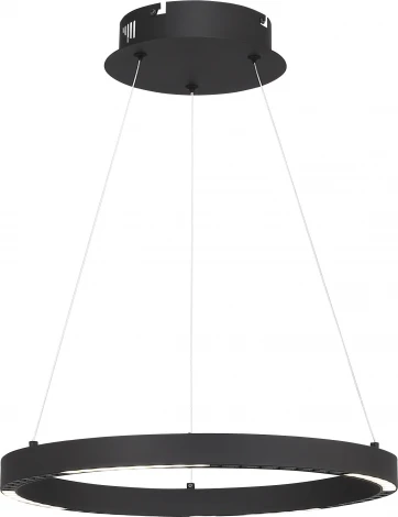 Подвесной светильник ST Luce SL6238 SL6238.423.01 черный/черный LED 1*25W 4000K (220V, на тросе)