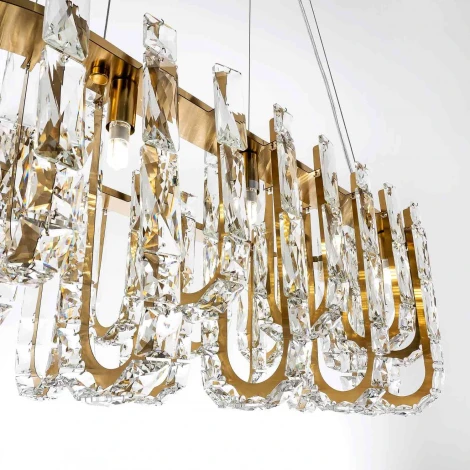 Подвесная люстра хрустальная Modelux MODELUX ML.6621.12 BS