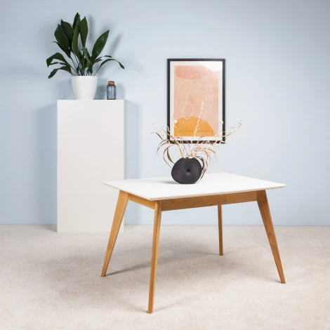 Стол R-Home Лунд раскладной 140-180 БУК-Белый